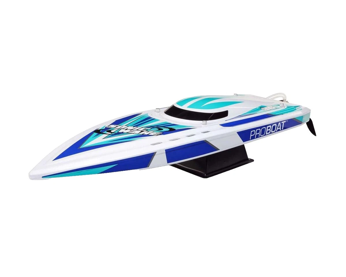 White Electric RC Boat & Watercraft