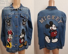 Mickey Mouse Denim Jeansjacke Größe 46