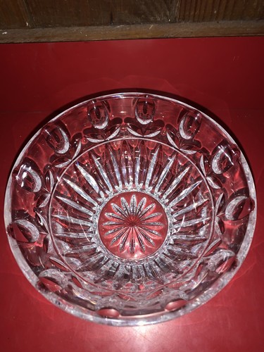 Vintage BLOCK Cut Crystal Bowl - Picture 3 of 6