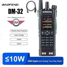 BAOFENG DM-32UV DMR Walkie Talkie Digital Simulation GPS/APRS Air Band FM Radio