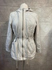 D.e.t.a.i.l.s Intl Women's Beige Jacket Hooded Size M