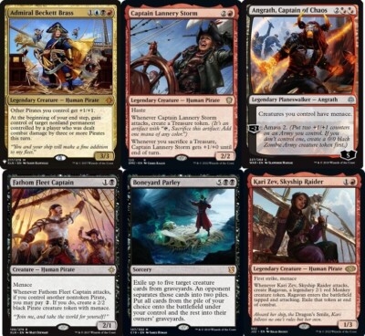 mtg pirate commander deck list Breeches, Brazen Plunderer and Malcolm, Keen-Eyed Navigator PARTNERS P –  CommanderComplete main image 1