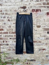 Maxima Wilson  s Womens 100 Genuine Leather Pants Black Size 4