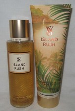 Victoria's Secret Fragrance Mist  Lotion Set Lot of 2 ISLAND RUSH