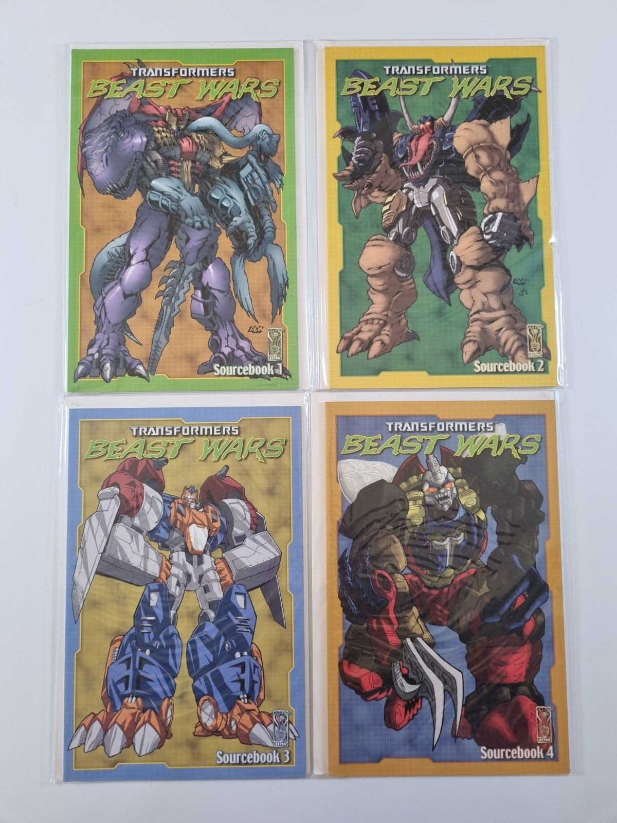 Transformers Beast Wars Sourcebook Issue 1 2 3 4 2007 1st Printing IDW