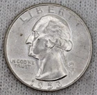 1953 D Washington Quarter Uncirculated