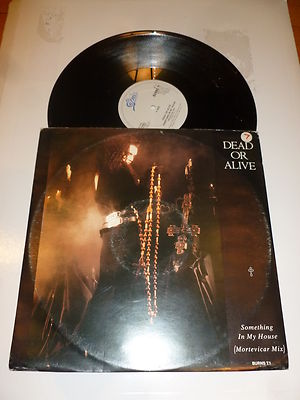 DEAD OR ALIVE - Something In My House - 1986 UK 3-track 12'' vinyl single