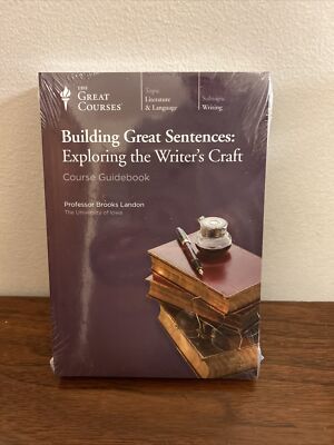 The Great Courses Building Great Sentences DVD 4-Disc Set with Book NEW & SEALED