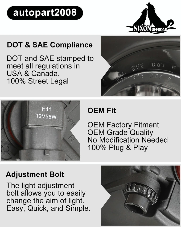 Luces antiniebla para Toyota Prius C 2012 2013 2014 luces de parachoques de conducción con par de cables Foto 4 de 4