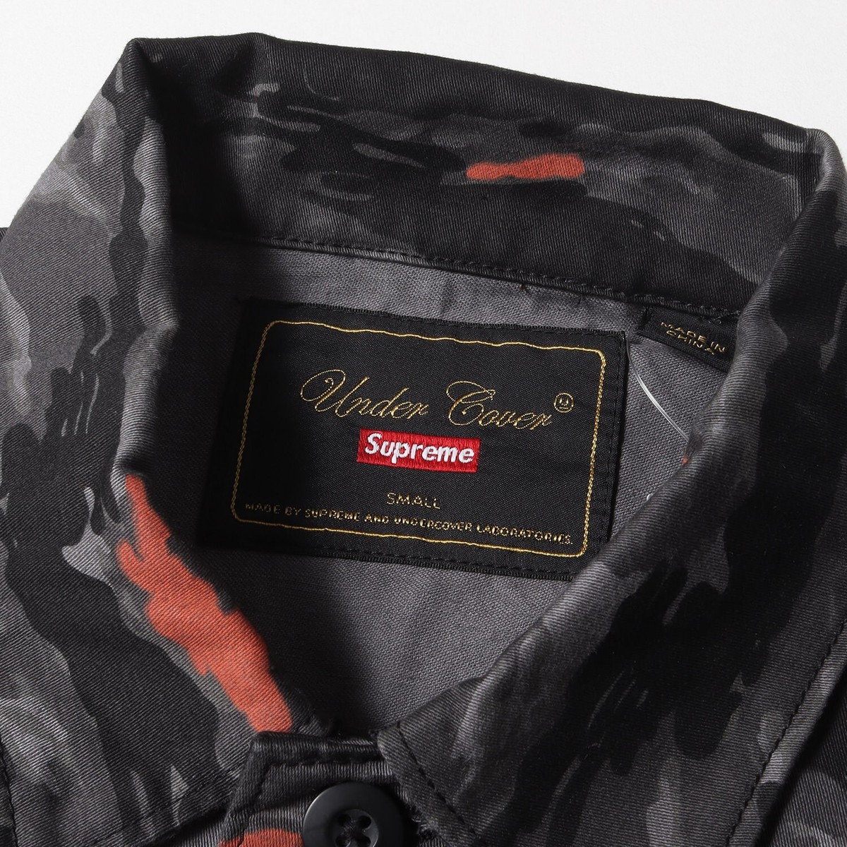 Supreme 23SS UNDERCOVER Studded Military BDU Jacket Black Size S