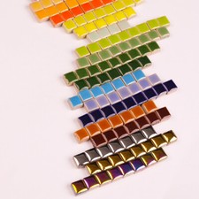 1cm 200g Square Ceramic Mosaic Tiles Handmade Materials DIY Wall Art Decoration