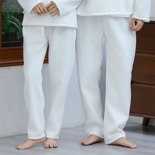 Vintage Thicken Hanfu Unisex Men WomenWhite Tops Pants Traditional Chinese Under - Picture 12 of 21