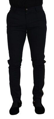 Pantalon En Laine Noir Dolce & Gabbana – Taille L – Occasion En Parfait état – Réf. 035720106