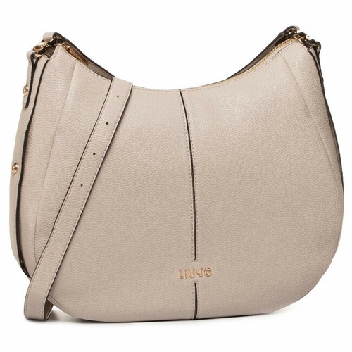 BORSA LIU JO ARMONIOSA MONOSPALLA HOBO AA0044 BAG M BEIGE MILK TRACOLLA  SALDI | eBay