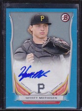 2014 Bowman Prospect Autographs Blue #PAWM Wyatt Mathisen Auto 129/500
