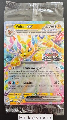 Pokémon Voltali Ex – Carte Alternative 153/131 – Évolutions Prismatique – Neuf Français