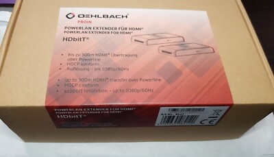 Video-Übertragung per Stromnetz per HDMI - PowerLan Extender von Oehlbach