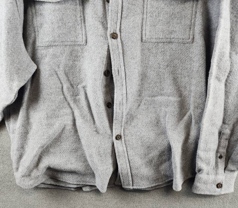 The Men's Store at Bloomingdale's Wool Button Jacket XXL Stone Wash Long Sleeves - second product detail image
