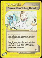 Professor Elm's Training Method 148/165 Uncommon Expedition Base Set Pokemon LP on eBay