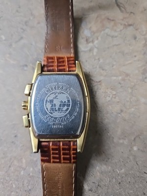 Citizen GN-0W-S 9 H501-S008344 Eco-Drive Chronograph Needs New