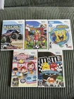 Nintendo Wii Games Bundle. 5 Games Tested and Working. SpongeBob, M&M