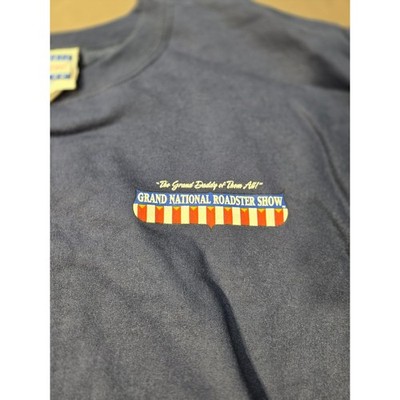 Hanes Grand National Roadster Show 2016 Navy Blue Sweatshirt Men Large Pomona CA