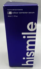 Hismile Teeth Brightening V34 Colour Corrector Serum 30mL 1 Fl Oz NEW Open Box