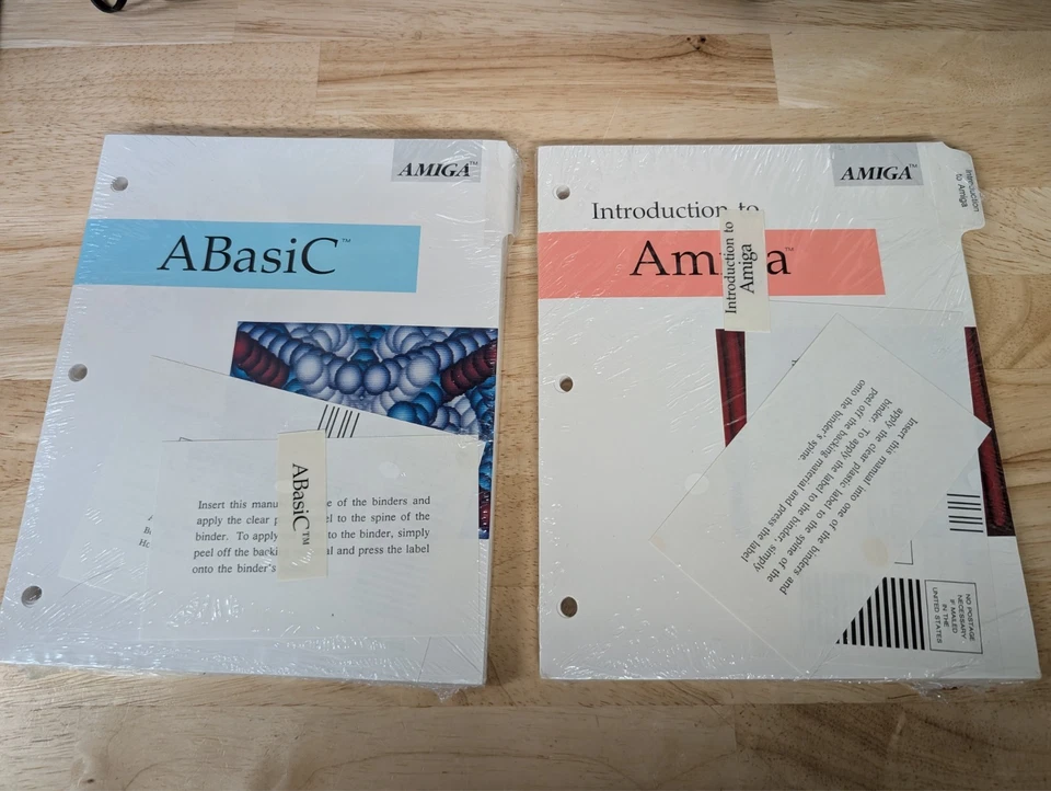 1985 Commodore Amiga User Guides / Manual Amiga Basic Computer Book - NEW - Image 2 of 2