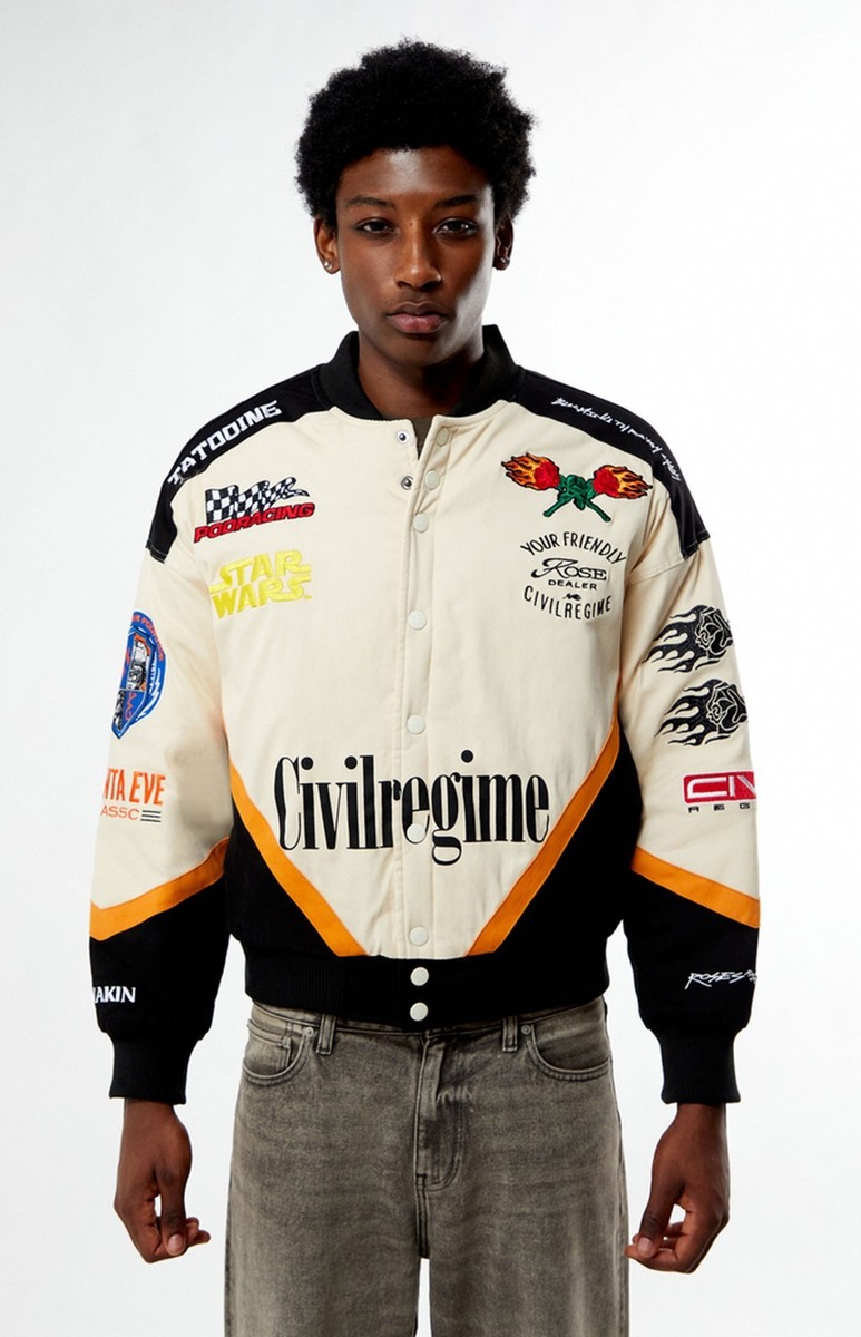 Civil Regime® x STAR WARS™ Pod Racing Embroidered Bomber Jacket