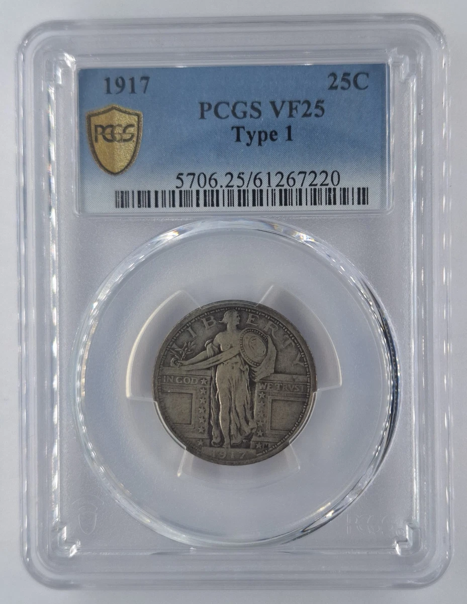 1917 PCGS Standing Liberty US Quarters for sale | eBay