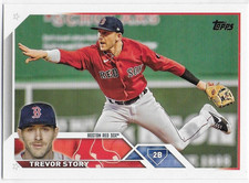 2023 Topps #10 Trevor Story - Boston Red Sox
