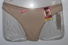 Maidenform Beige Thong Bikini Panty Size 6 / M Medium - NWT