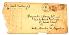 Civil War COVER sent to PAYMASTER SELLMAN US IRONCLAD MONTAUK off NORRIS Is., SC