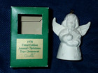 Vintage 1978 Unpainted Goebel Annual Christmas Tree Ornament Angel Bell Germany — photo 1