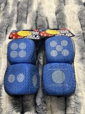 2 - Blue Big Foam Playing Dice 2" Cube Party Games Play Kids