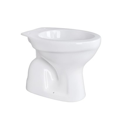 Stand Toilette WC Abgang Senkrecht Boden Stehend Tiefspüler Weiß NEU