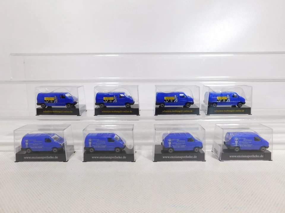 8X AWM AMW H0 1:87 VW T4 Enzian Marinekameradschaft SG/MINT+BOX #DP750-0,5 - Immagine 2 di 4