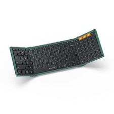 Foldable Bluetooth Keyboard, XK01 Full-Size Portable Wireless Keyboard for Tr...