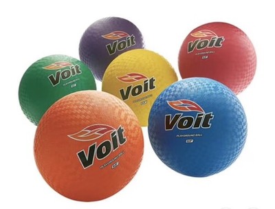 Voit 8.5 inch Playground Ball RED, NEW, Gaga Ball, Dodgeball, Kickball, 4 Square