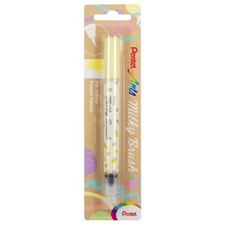 Pentel Arts Milky Brush Pen-Pastel Yellow