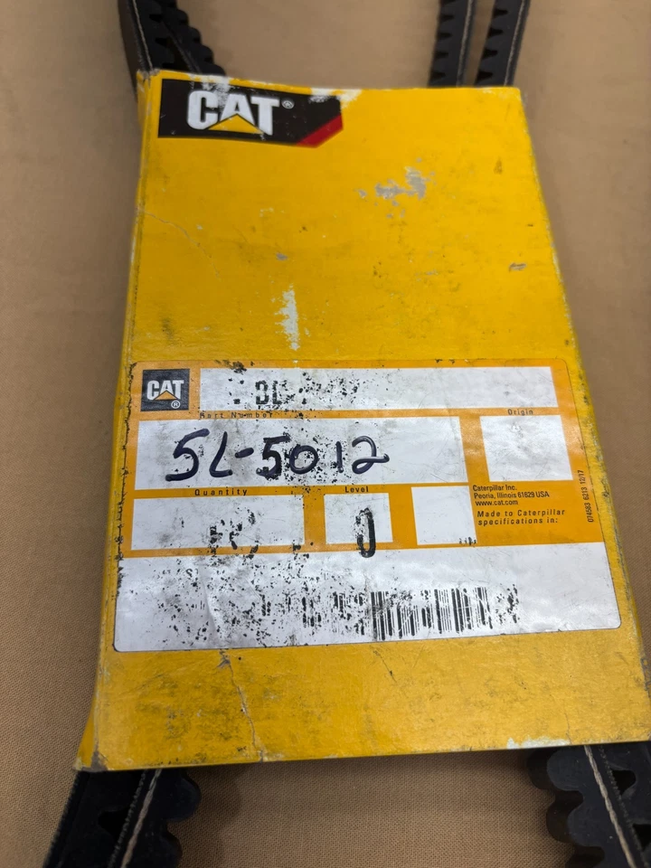 Lote de 2x Caterpillar 4L-4648 Juego de correa en V de repuesto 5L-5012 CAT Foto 3 de 3