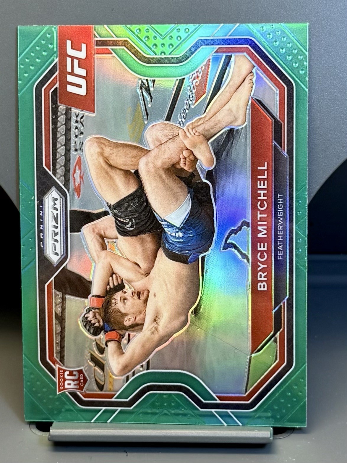 2021 Panini Prizm UFC Bryce Mitchell Green Prizms #144 RC Rookie