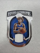 2021-22 CROWN ROYALE HEIRS TO THE THRONE MILES McBRIDE RC JERSEY KNICKS