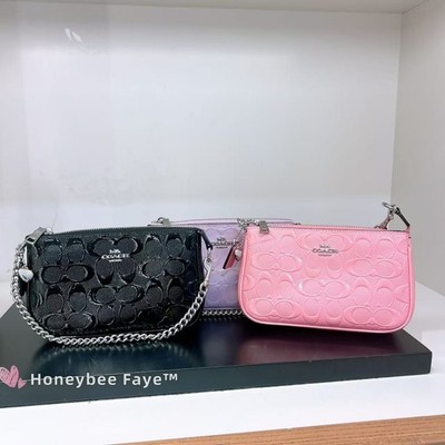 NWT Coach Nolita 19 In Signature Leather With Heart Charm CCZ27