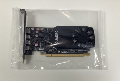 Nvidia Quadro P1000 4GB GDDR5 4 Mini DP Ports PCIe Graphics Card Low Profile