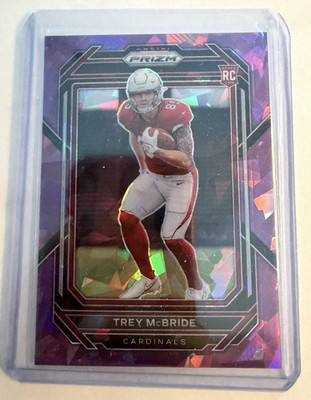 Panini 2022 Prizm Rookies Trey McBride Purple Ice Prizm RC /225 #327