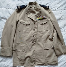 veste militaire sable colonial d'été uniforme officier Lieutenant French armée