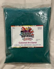 COLOR SPLASH Emerald/Forest Green Colored Sand for Sand Art Crafts - 2 lbs