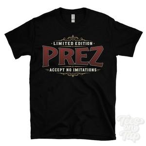 KOSZULKA LIMITOWANA EDYCJA PREZ - ACCEPT NO IMITATIONS imię nazwisko prezent