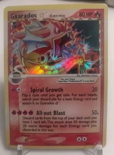 **Custom Card**High Quality, Gyarados Gold Star"Display-card"